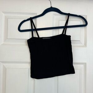 Black Cropped Brandy Melville Tank Top